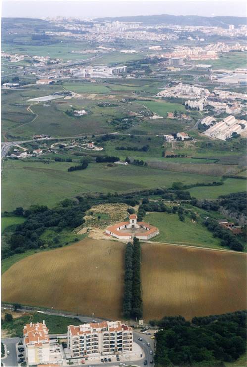 Vista aérea sobre a Quinta de Cima do Marquês de Pombal